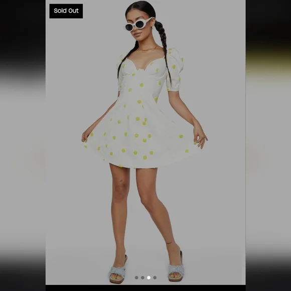 For Love & Lemons Claude Mini Dress - Picture 5 of 16